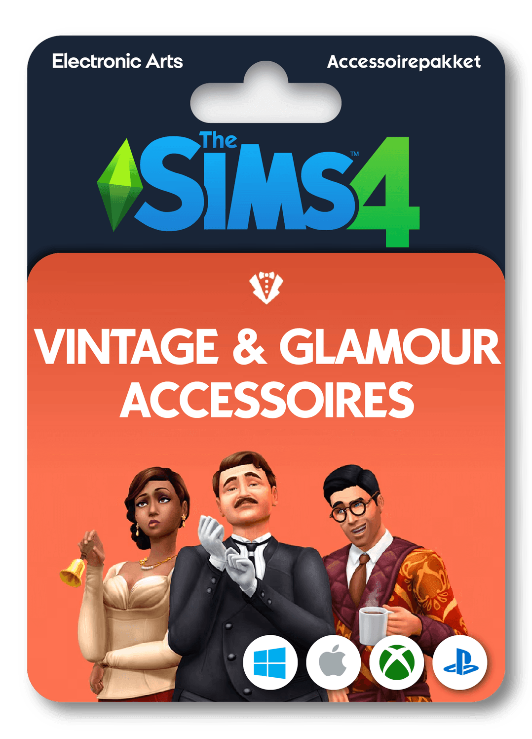 De Sims 4: Vintage Glamour Accessoires
