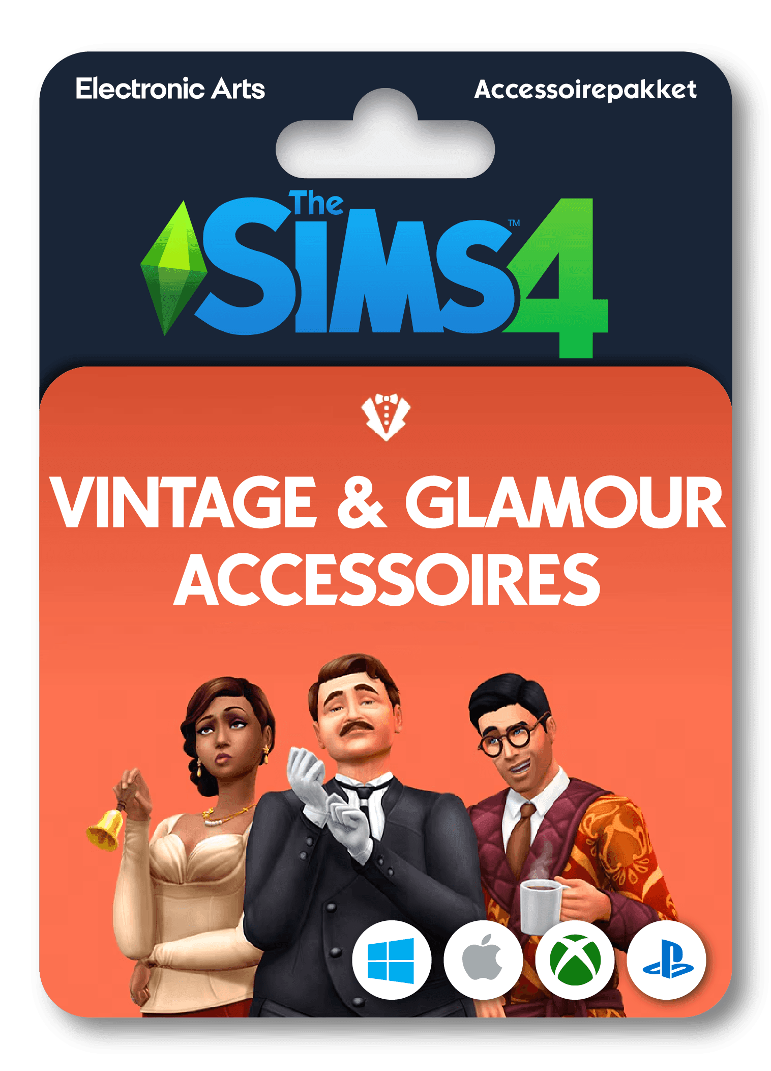 De Sims 4: Vintage Glamour Accessoires